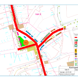 Vak E - Koornmarkt (kramen met stroom)